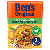 Ben's Original Wholegrain Golden Vegetable Microwave Rice