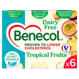 Benecol Cholesterol Lowering Yoghurt Drink Dairy Free Tropical   6 x 67.5g