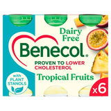 Benecol Yogurt Drink Tropical Fruit & Soya (Dairy Free) 6x65.5g