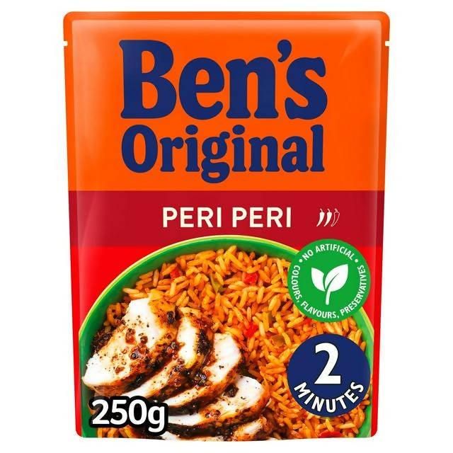 Bens Original Peri Peri Microwave Rice 250g