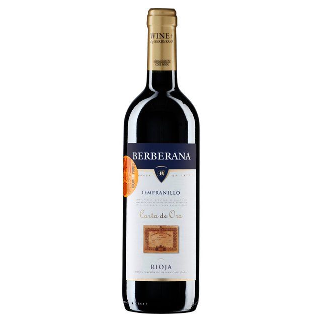 Berberana Carta de Oro Tempranillo Rioja   75cl - McGrocer