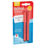 Berol Handwriting Pen Black Ink   2 per pack