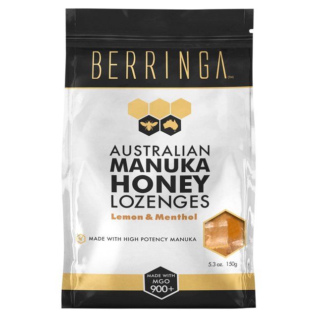 Berringa Manuka Honey Lozenges Lemon and Menthol   150g