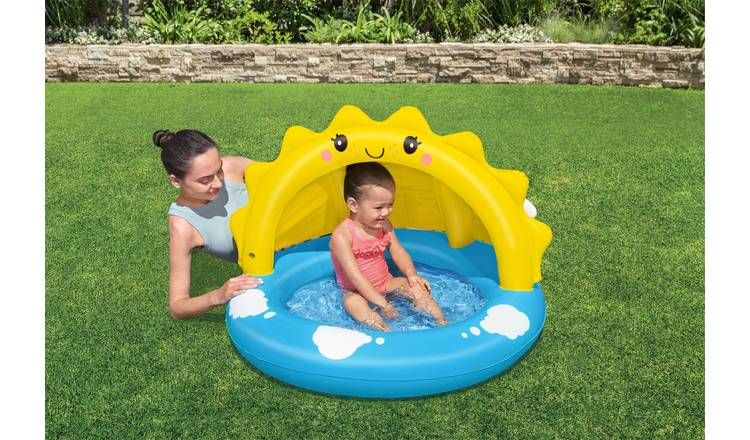 Bestway 3ft Sunny Days Shade Paddling Pool - 26L