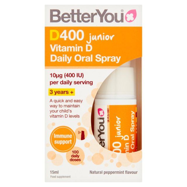 BetterYou D400 Kid's Vitamin D Daily Oral Spray 3yrs+    15ml