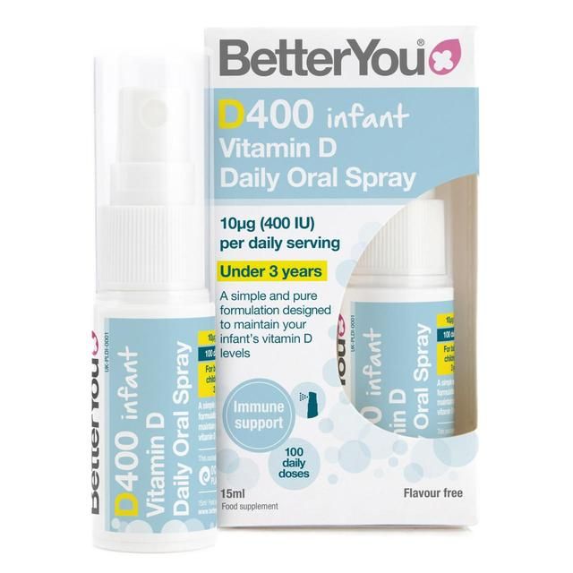 BetterYou D400 Kid's Vitamin D Daily Oral Spray under 3yrs   15ml