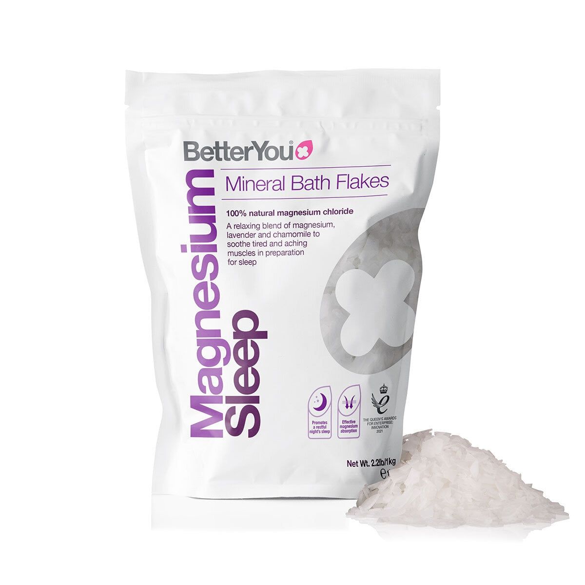 BetterYou Magnesium Sleep Flakes, 2 x 1kg - McGrocer