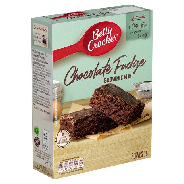 Betty Crocker Chocolate Fudge Brownie Mix   415g