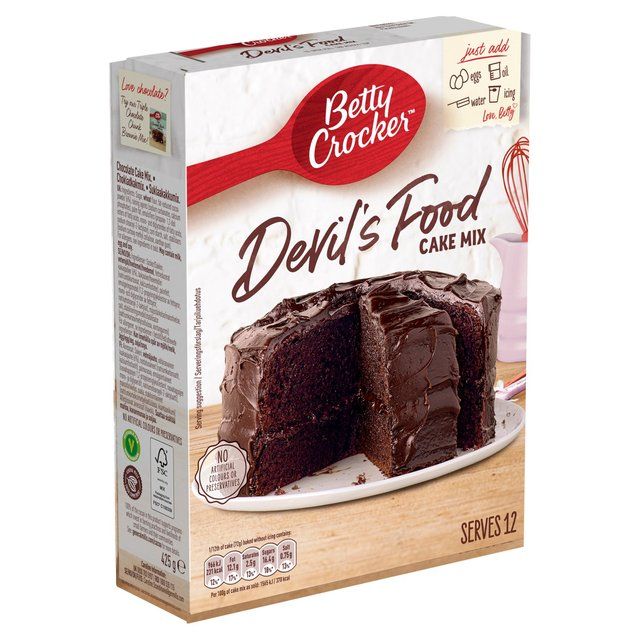 Betty Crocker Devil's Food Chocolate Cake Mix    425g