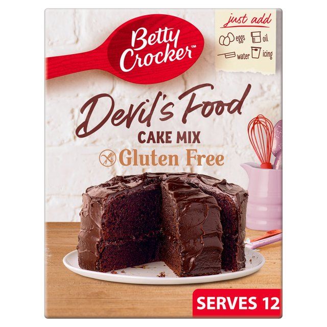 Betty Crocker Gluten Free Devil's Food Chocolate Cake Mix   425g