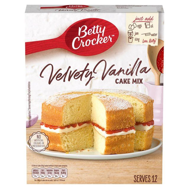 Betty Crocker Velvety Vanilla Cake Mix