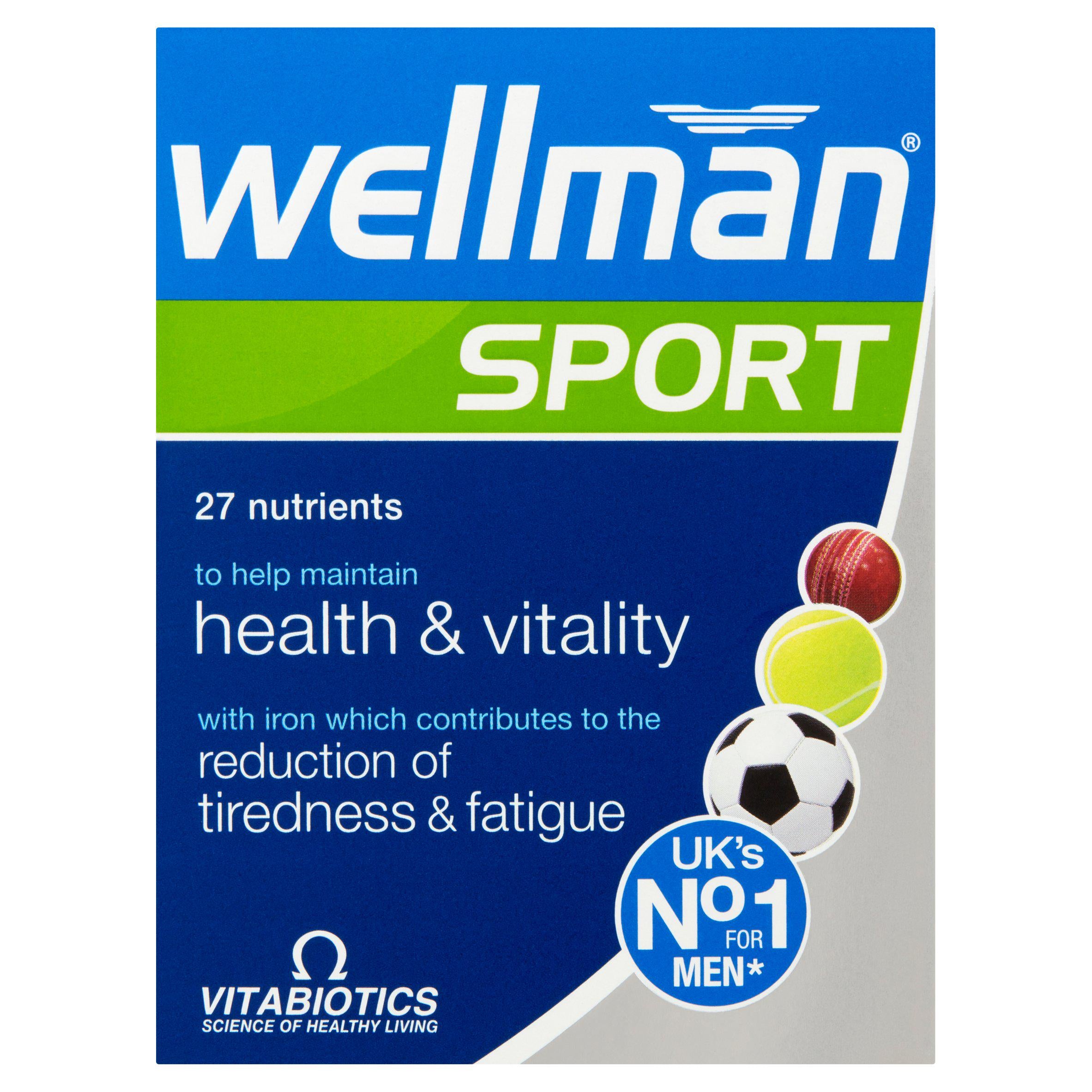 Vitabiotics Wellman Sport Tablets x30 GOODS Sainsburys   