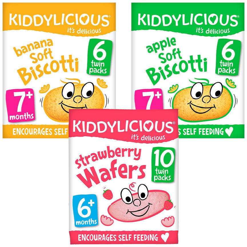 Kiddylicious Baby Snacks Stock Up Bundle