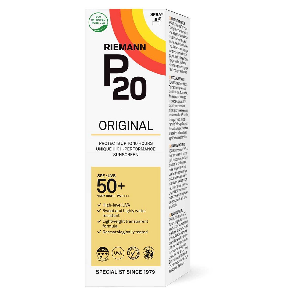 P20 Original SPF 50+ Spray 100ml GOODS Boots   