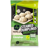 bibigo Korean Spicy Green Chili Steamed Dumpling   168g - McGrocer