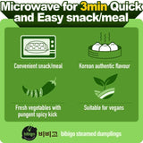 bibigo Korean Spicy Green Chili Steamed Dumpling   168g - McGrocer
