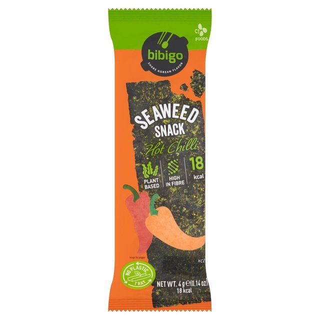 bibigo Seaweed Snack Chilli   4g - McGrocer