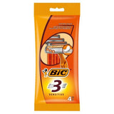 BIC 3 Sensitive Shaver x 4