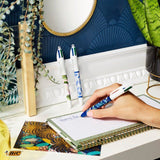 BIC 4 Colours Botanical Retractable Ballpoint Pens Pack of 5   5 per pack - McGrocer