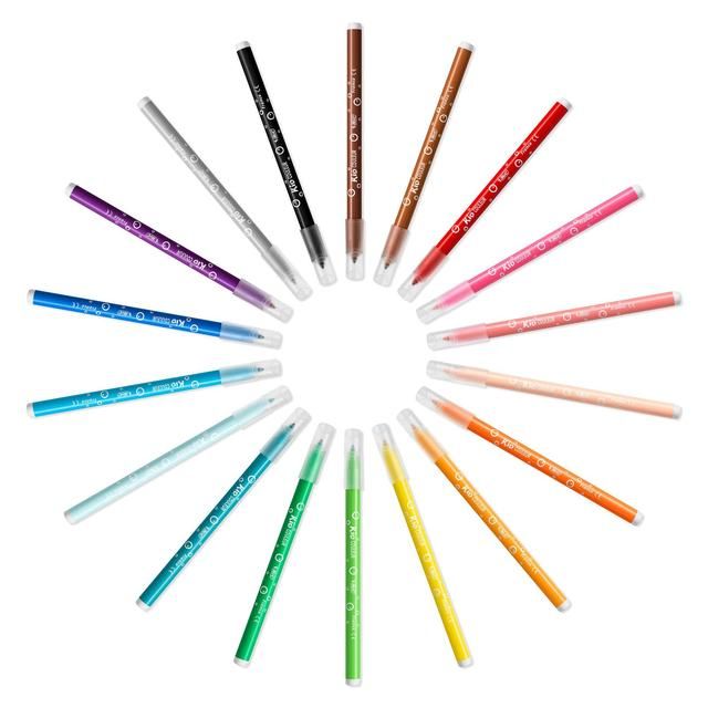 BIC Kids Kid Couleur Colouring Felt Pens Wallet of 18 - McGrocer