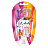 BIC Soleil Colour Collection Disposable Women's Razors 8 Pack