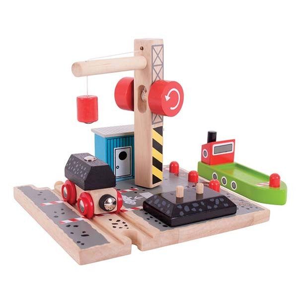 Bigjigs Rail Coal Canal Docks - McGrocer