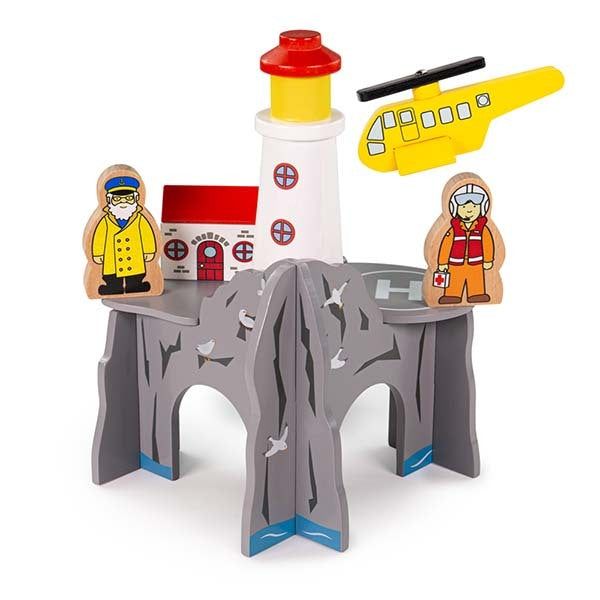 Bigjigs Rail Lighthouse 4-way Tunnel - McGrocer