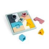 Bigjigs Toys 2-in-1 Mosaic Puzzle & Shape Matching Game - McGrocer