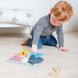 Bigjigs Toys 2-in-1 Mosaic Puzzle & Shape Matching Game - McGrocer