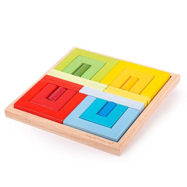 Bigjigs Toys Doorways, Cylinders and Planks - McGrocer
