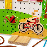 Bigjigs Toys House Lace-A-Shape Toy - McGrocer