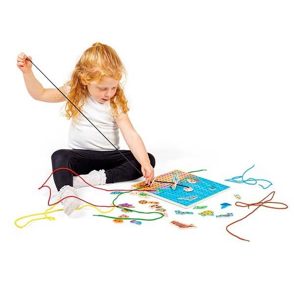 Bigjigs Toys Marine Lace-A-Shape Toy - McGrocer