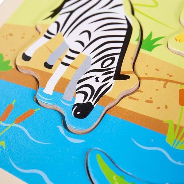 Bigjigs Toys Safari Sound Puzzle