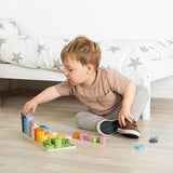 Bigjigs Toys Wooden 1-10 Counting Board, 78 Play Pieces - McGrocer