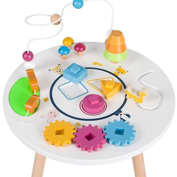 Bigjigs Toys Wooden Animal Activity Table - McGrocer
