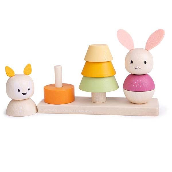 Bigjigs Toys Wooden Forest Stacker - McGrocer