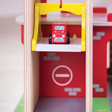 Bigjigs Toys Wooden Park and Play Garage Playset - McGrocer