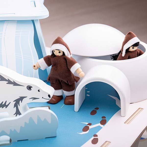 Bigjigs Toys Wooden Polar Glacier Playset - McGrocer