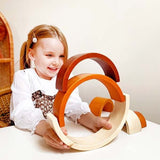 Bigjigs Toys Wooden Rainbow Stacking Toy - McGrocer