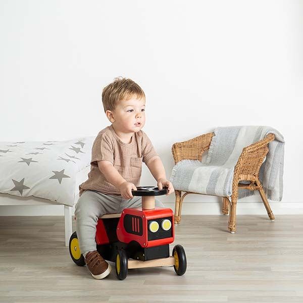 Bigjigs Toys Wooden Ride on Tractor