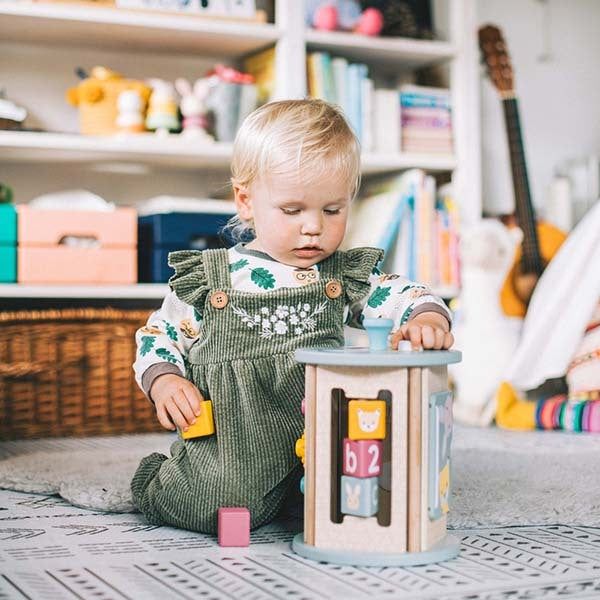 Bigjigs Toys Wooden Rolling Activity Centre - McGrocer