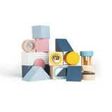 Bigjigs Toys Wooden Sensory Explorer Blocks, 14 Play Pieces - McGrocer