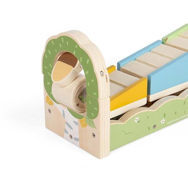 Bigjigs Toys Wooden Squirrel Shape Sorter and Ramp Game - McGrocer