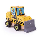 Bigjigs Toys Wooden Stacking Bulldozer Toy