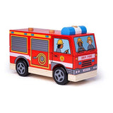 Bigjigs Toys Wooden Stacking Fire Engine Toy