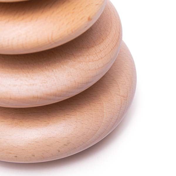 Bigjigs Toys Wooden Stacking Pebbles Toy - McGrocer