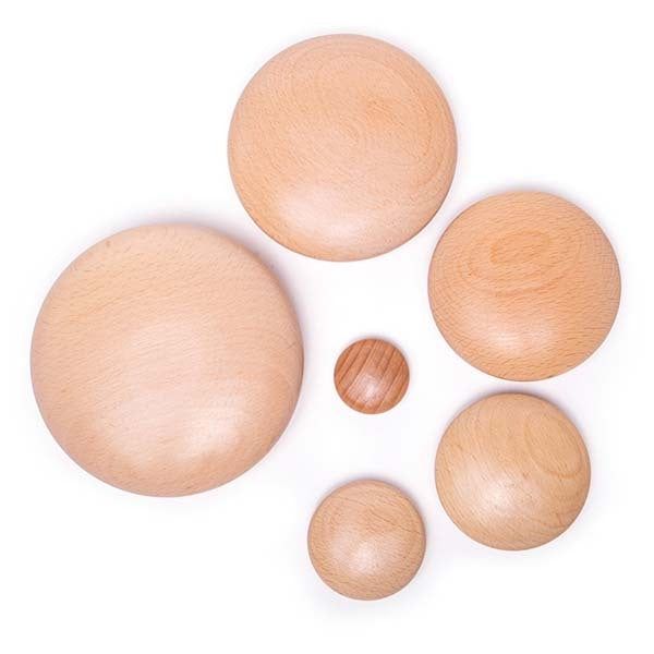 Bigjigs Toys Wooden Stacking Pebbles Toy - McGrocer