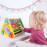 Bigjigs Toys Wooden Triangle Activity Centre - McGrocer