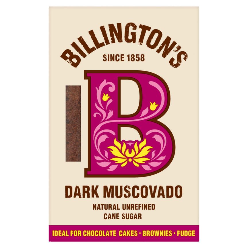 Billington's Dark  Muscovado Natural Unrefined Cane Sugar