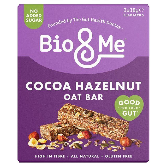 Bio&Me Cacao & Hazelnut Oat Bars   3 x 38g